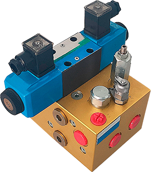 Электрогидрораспределитель для подруливания с помощью гидропривода